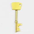 China Key Chian Hersteller Großhandel benutzerdefinierte Bulk Blank Metall Gold Bar Keychain